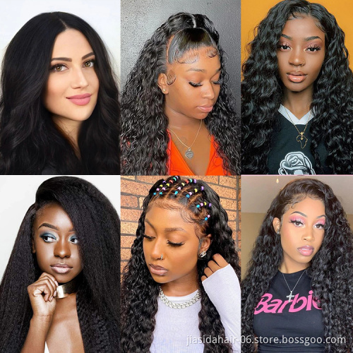 Adjustable kinky Straight Glueless Human Hair Half Wigs Machine Non Lace Brazilian Virgin Hair Headband Wig for Black Women
